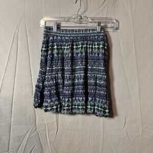 Women's blue green Lorimer NYC Boho Style skirt size large